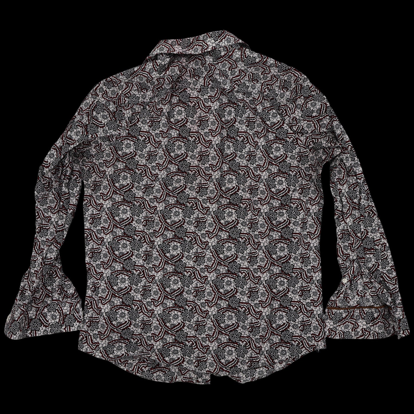SNAKESKIN BUTTON-UP