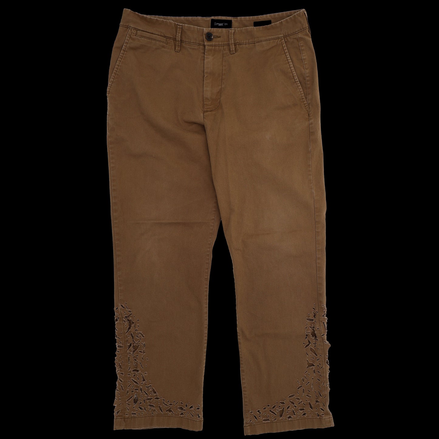 STRESSED BROWN JEANS
