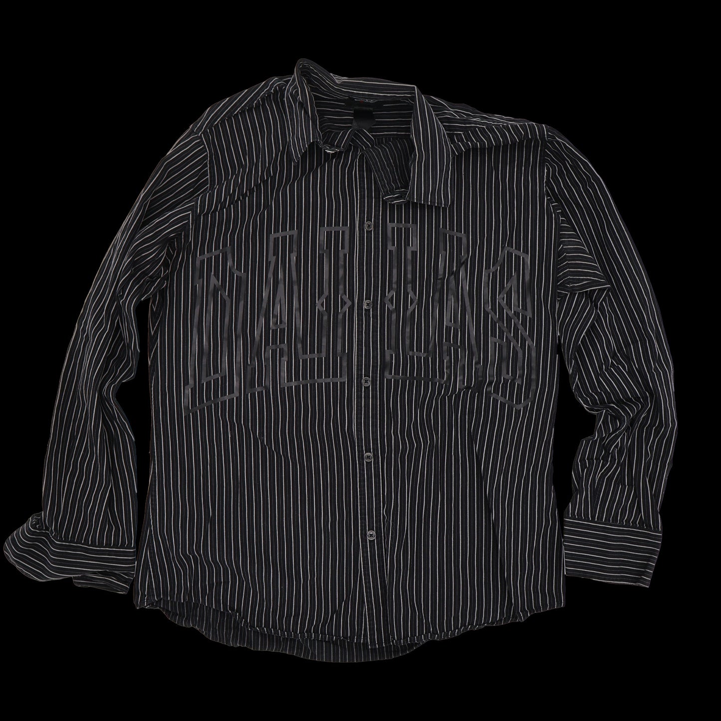 STRIPED BUTTON-UP