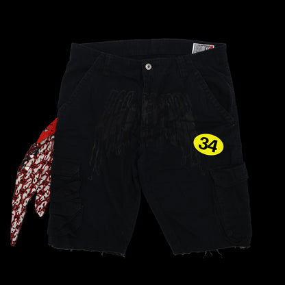 BANDANA CARGO SHORTS