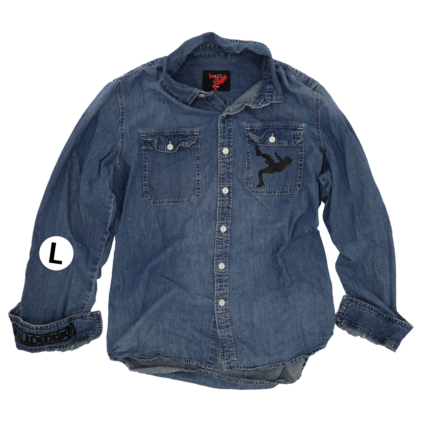 DENIM WORK BUTTON-UP