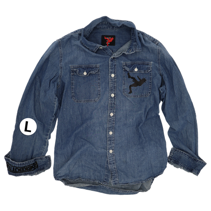 DENIM WORK BUTTON-UP
