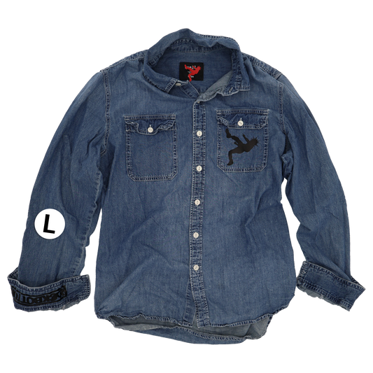 DENIM WORK BUTTON-UP