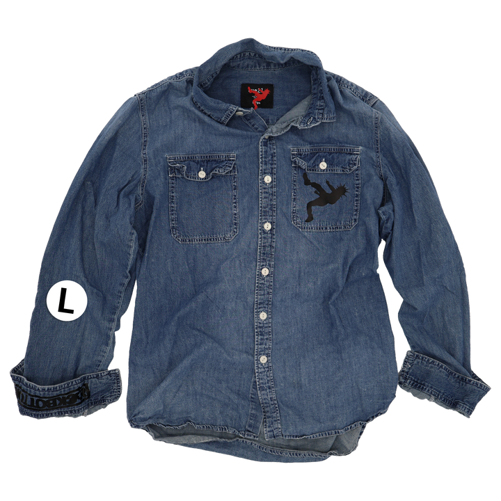 DENIM WORK BUTTON-UP