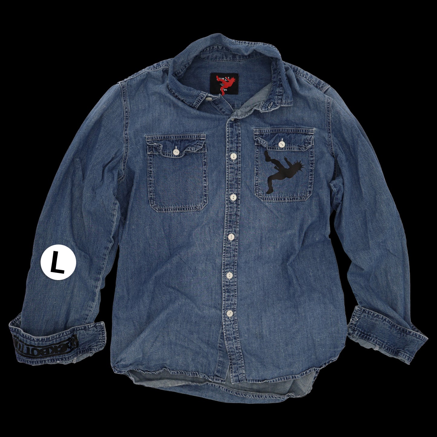 DENIM WORK BUTTON-UP