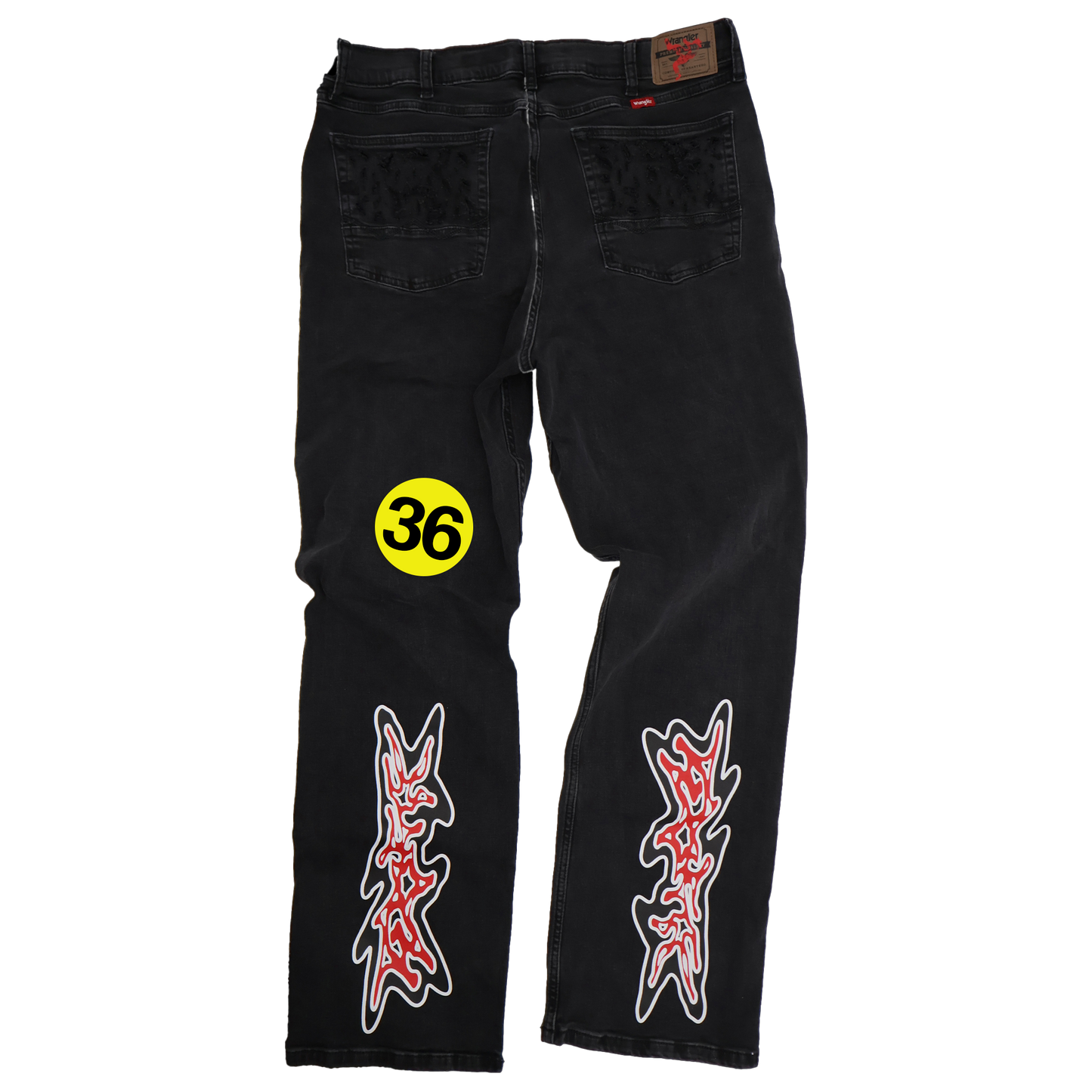 FADED BLACK JEANS