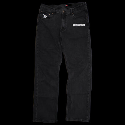 FADED BLACK JEANS