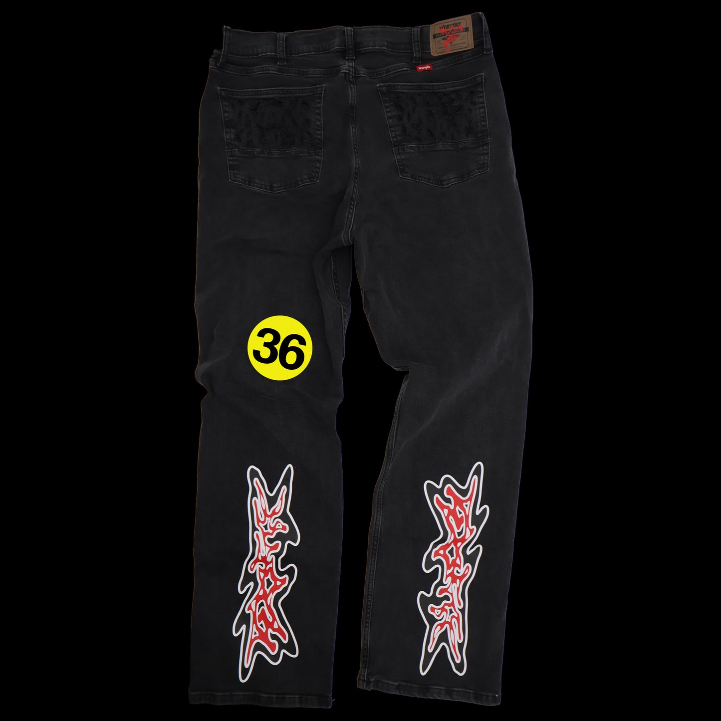 FADED BLACK JEANS