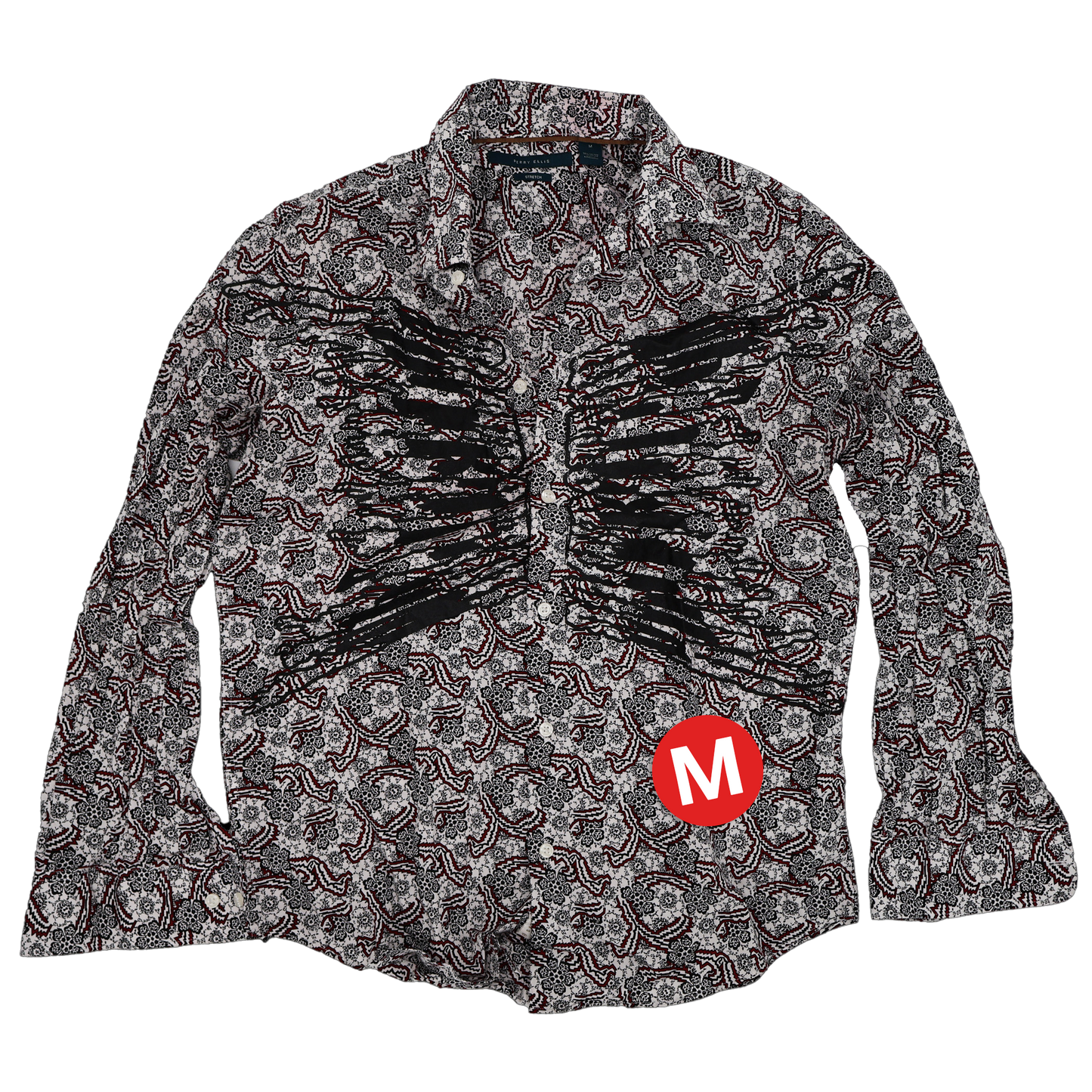 SNAKESKIN BUTTON-UP