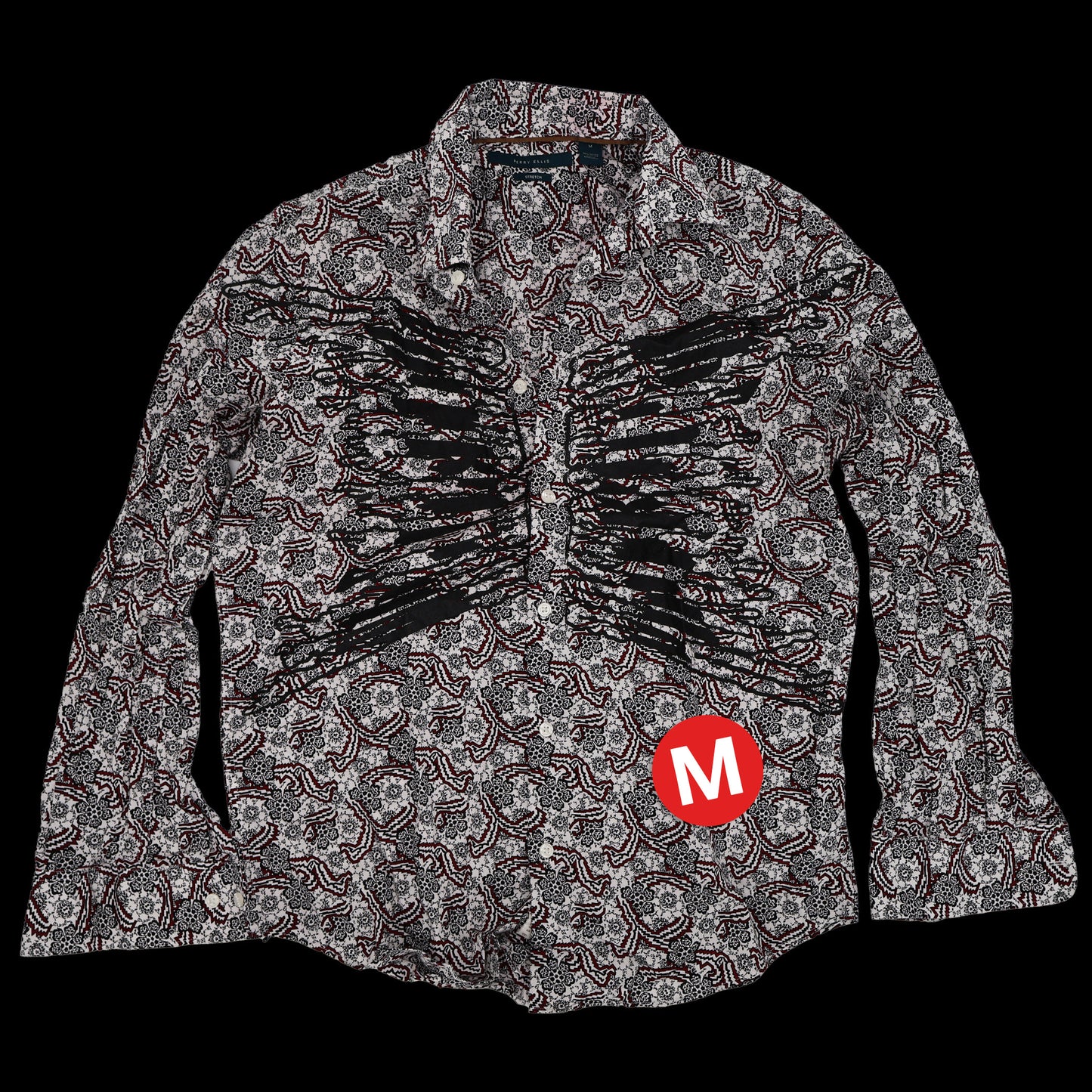 SNAKESKIN BUTTON-UP