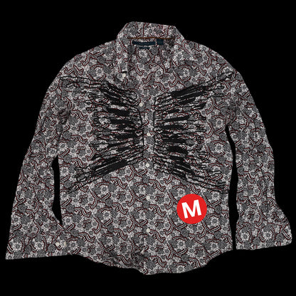 SNAKESKIN BUTTON-UP
