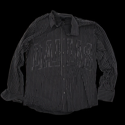 STRIPED BUTTON-UP