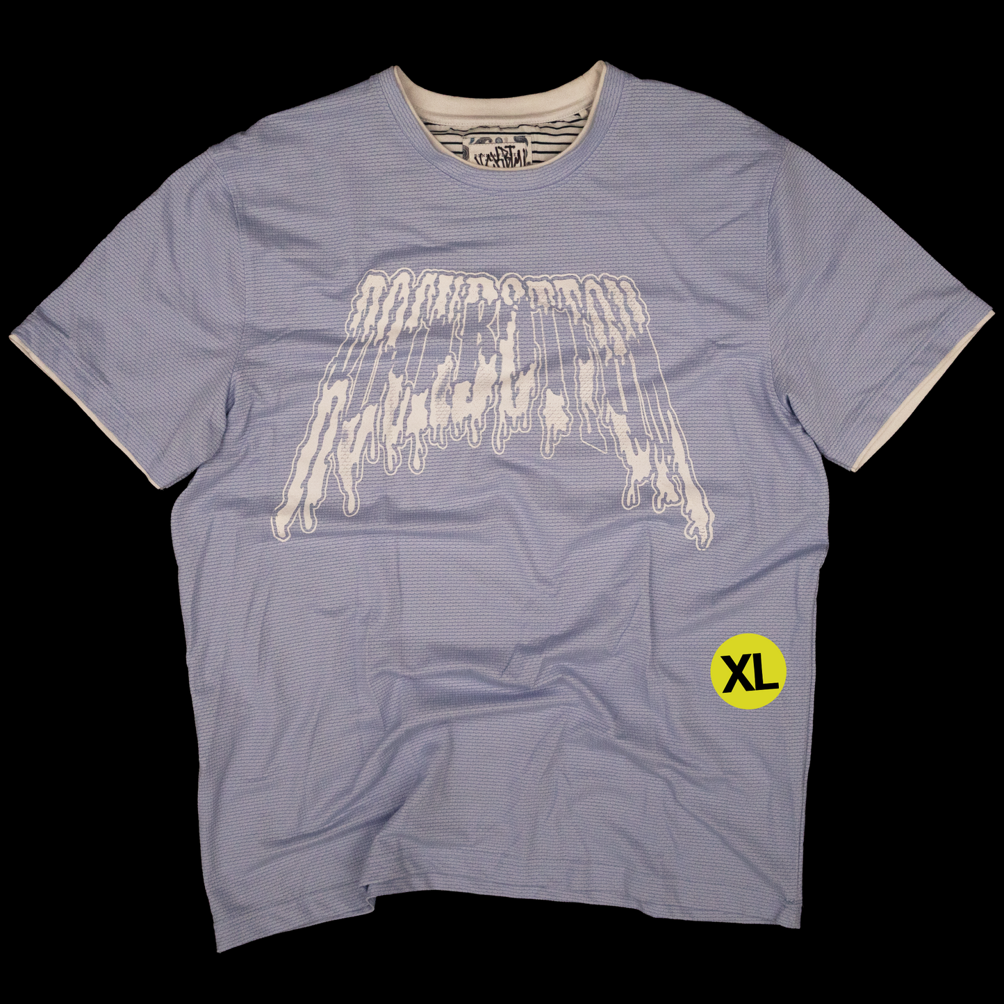 WAFFLE BLUE TEE