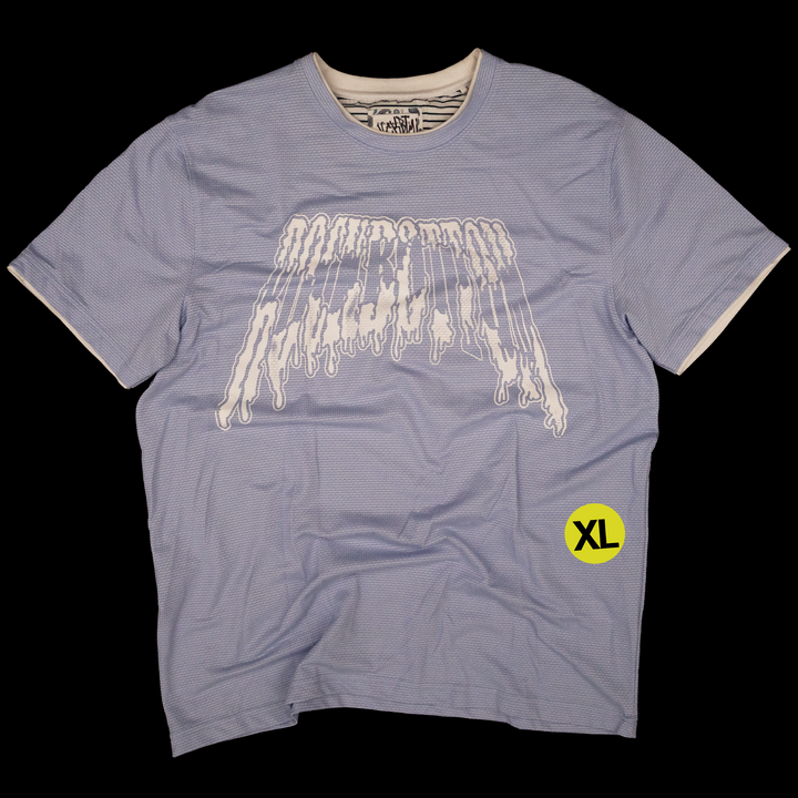 WAFFLE BLUE TEE